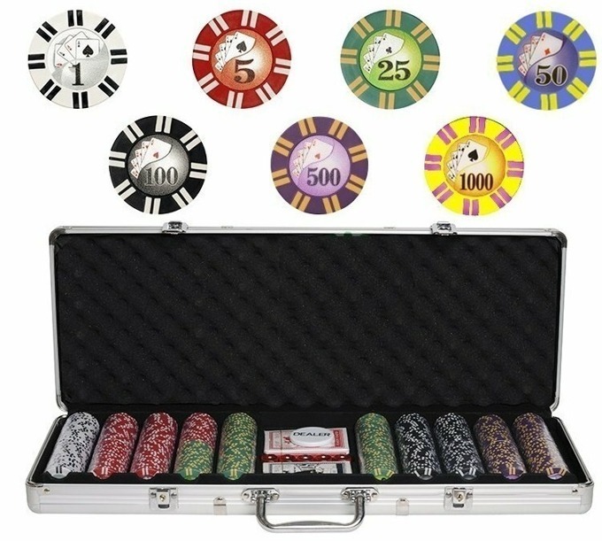 Набор для покера 500 фишек Royal Flush Luxe GD